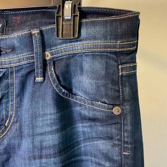 14. Citizens Of Humanity Blue Dani Cropped Straight Leg Ankle Jeans Size 26 - Picture 5 of 9